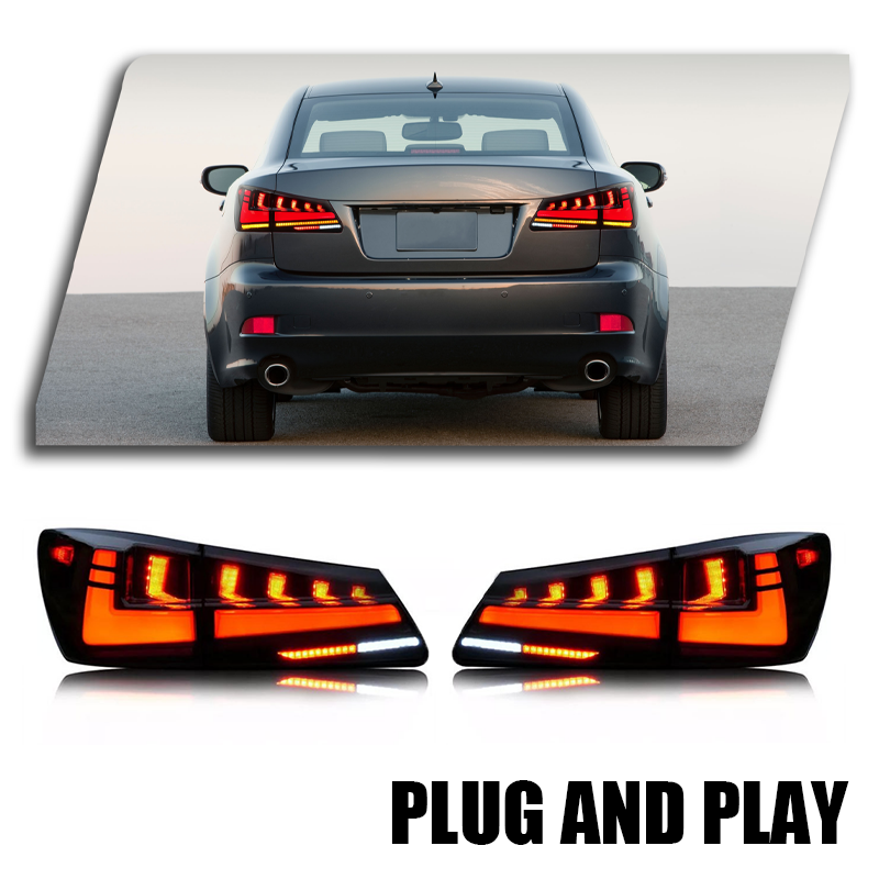 Lexus IS250 IS300  06-12 Tail lights - Pair (Left+Right)