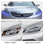 Honda Accord 8th Generation 08-12 Full LED Headlights - Pair (Left+Right)