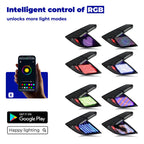 Honda civic hatchback 16-21 RGB Tail lights (digitization) - Pair (Left+Right)