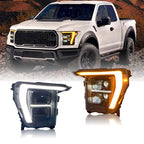 Ford F150 21-24 LED Headlights (Mid-range and high-end models) - Pair (Left+Right)