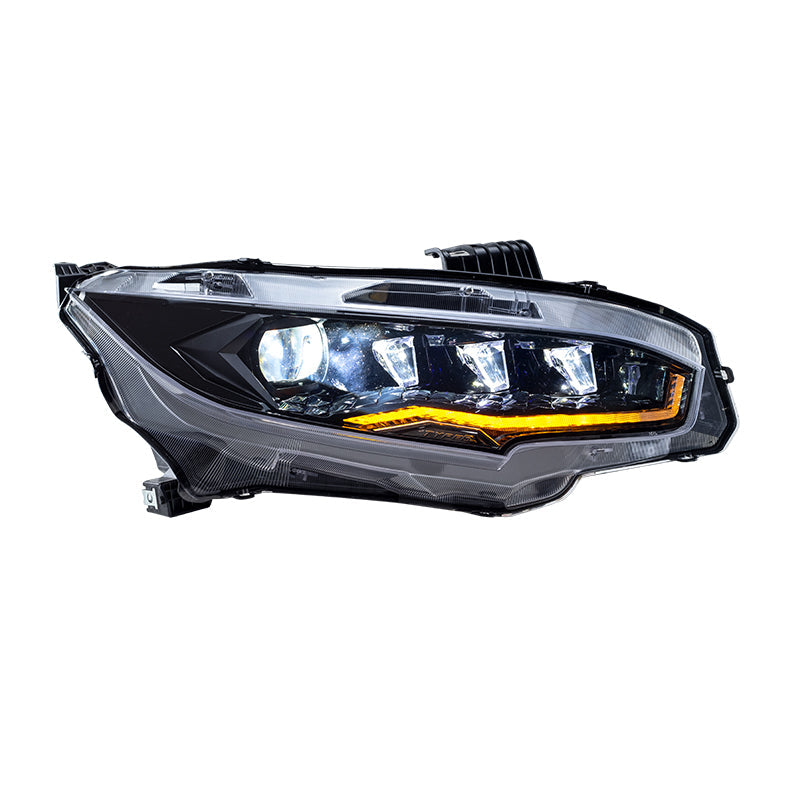 Honda civic rotating 16-21 headlights - Pair (Left+Right)