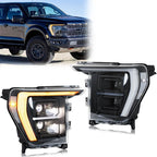 Ford F150 21-24 LED Headlights for XL/XLT - Pair (Left+Right)