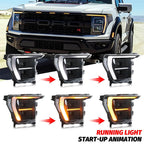 Ford F150 21-24 LED Headlights (Mid-range and high-end models) - Pair (Left+Right)