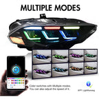 Ford Mustang S650  Projector LED Headlights  2018–2023 - Pair (Left+Right)