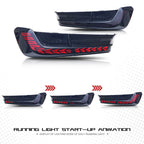 BMW 3 Series G20 2020-2021 smoked tail lights - Pair (Left+Right)