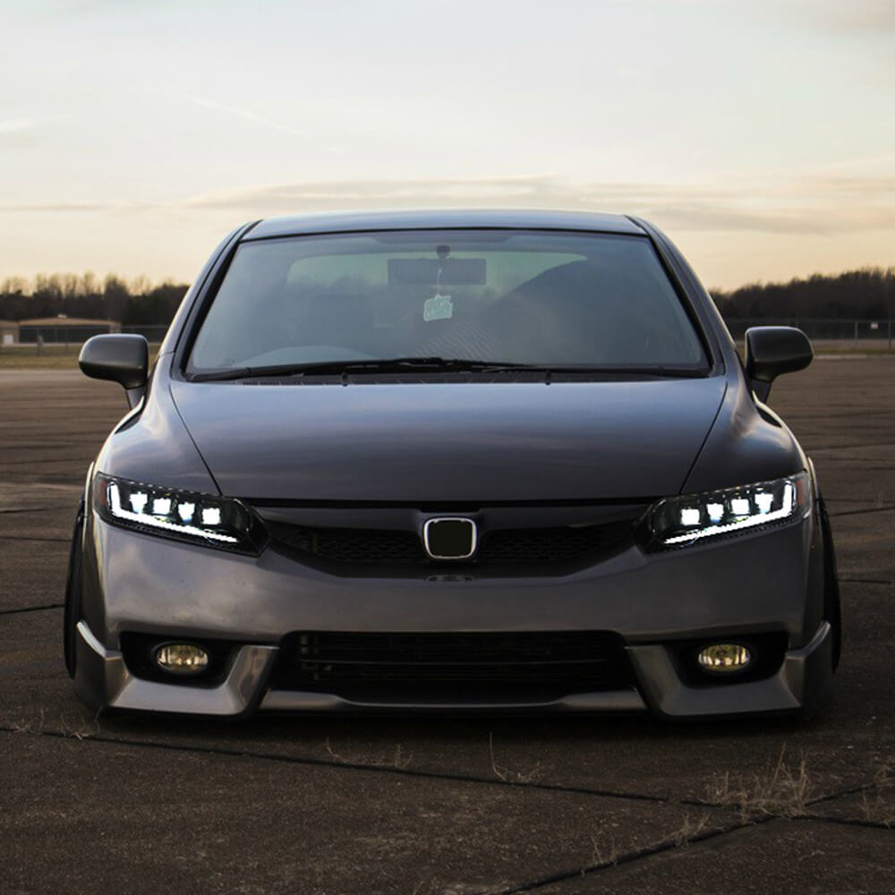 Honda Civic 8th Generation LED Headlights(06-11) - Pair (Left+Right)