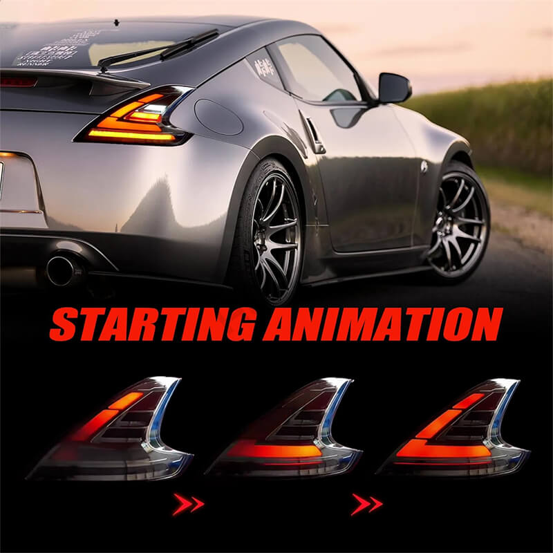 Nissan 370z Z34 tail lights 2008-2019 - Pair (Left+Right)