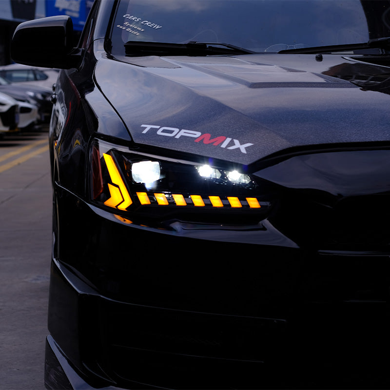 Mitsubishi Lancer 08-18 headlights - Pair (Left+Right)