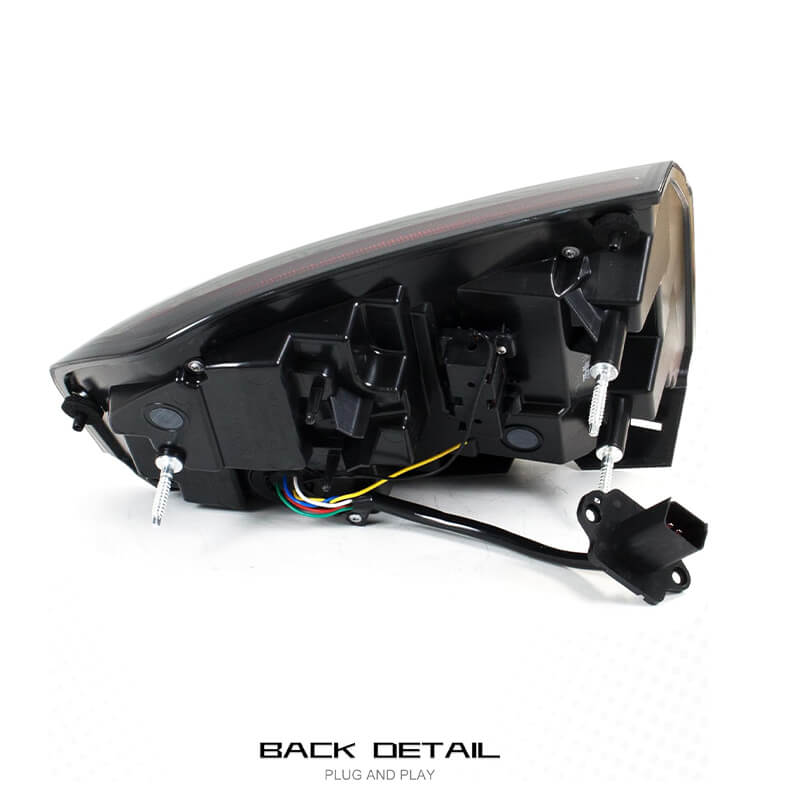 Chrysler 300c 2011-2014 Tail Lights(Black and Red) - Pair (Left+Right)