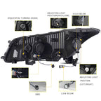 Honda Accord 8th Generation 08-12 Full LED Headlights - Pair (Left+Right)