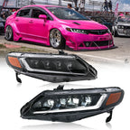 Honda Civic 8th Generation LED Headlights(06-11) - Pair (Left+Right)