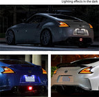 Nissan 370z Z34 tail lights 2008-2019 - Pair (Left+Right)