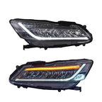 Honda Accord 9th Generation 2015-2017 LED Headlights - Pair (Left+Right)