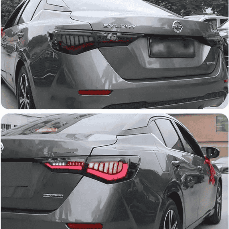 Nissan Sylphy/Sentra 20-22 tail lights (smoke + red) - Pair (Left+Right)
