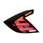 Honda Civic Hatchback 16-21 Smoked Tail lights - Pair (Left+Right)