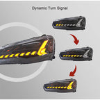 Mitsubishi Lancer 08-18 headlights - Pair (Left+Right)