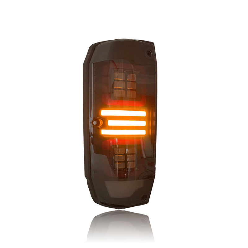 Toyota LC76 1976+ Smoke Tail lights - Pair (Left+Right)