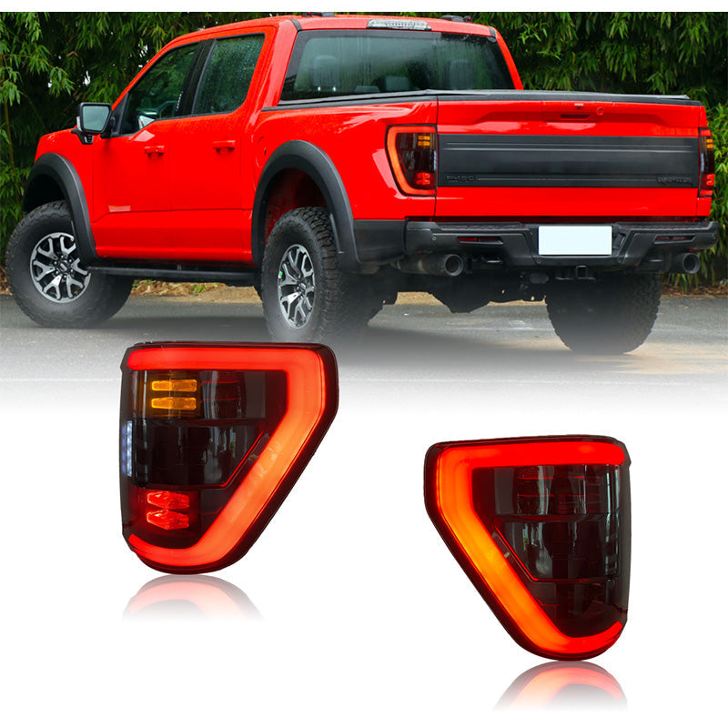 Ford F150 21-24 Smoked Tail lights - Pair (Left+Right)