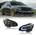 Benz C-class W204 08-11 LED headlights - Pair (Left+Right)