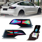 Tesla model 3/Y 18-23 RGB Tail lights (RGB) - Pair (Left+Right)
