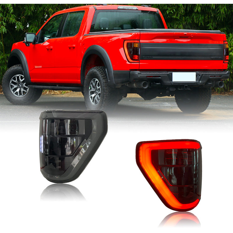 Ford F150 21-24 Smoked Tail lights - Pair (Left+Right)