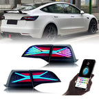 Tesla model 3/Y 18-23 RGB Tail lights (RGB) - Pair (Left+Right)