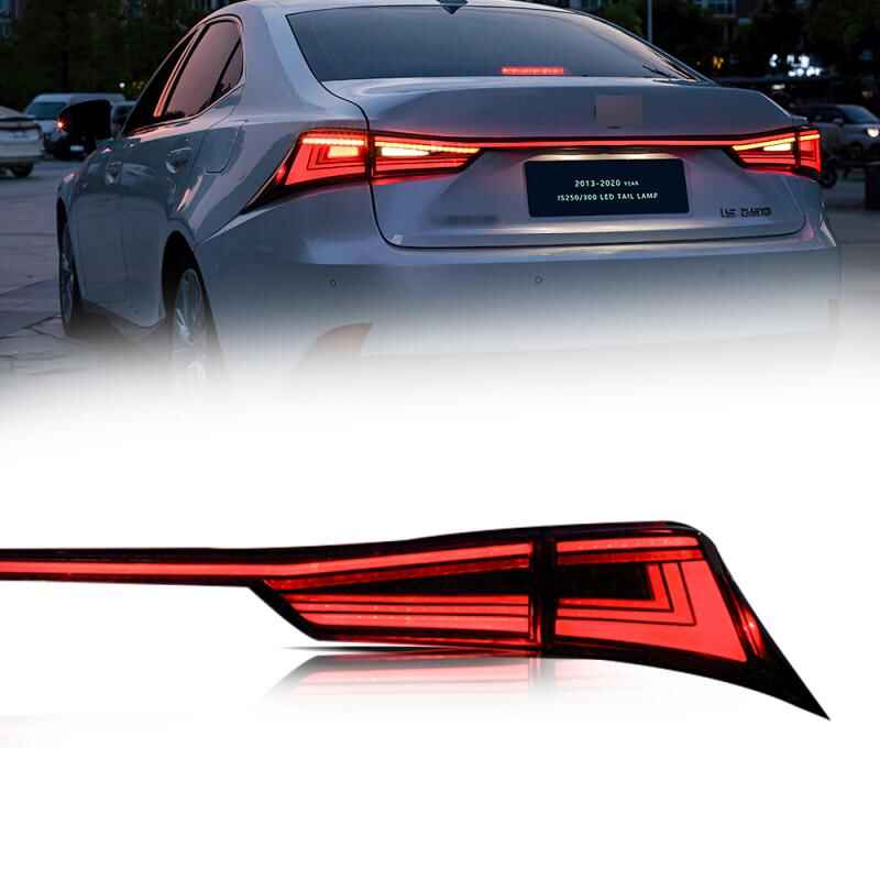 Lexus IS250 IS300 13-20 tail lights (smoke) - Pair (Left+Right)