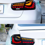 BMW F30 F35 13-19 tail lights double dragon scales - Pair (Left+Right)