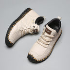 Last Day 60% OFF🔥⏱️New Arrival Promotion⏱️🔥Men's Casual Leather Good Arch Support & Non-slip Outdoor  Breathable Walking Shoes