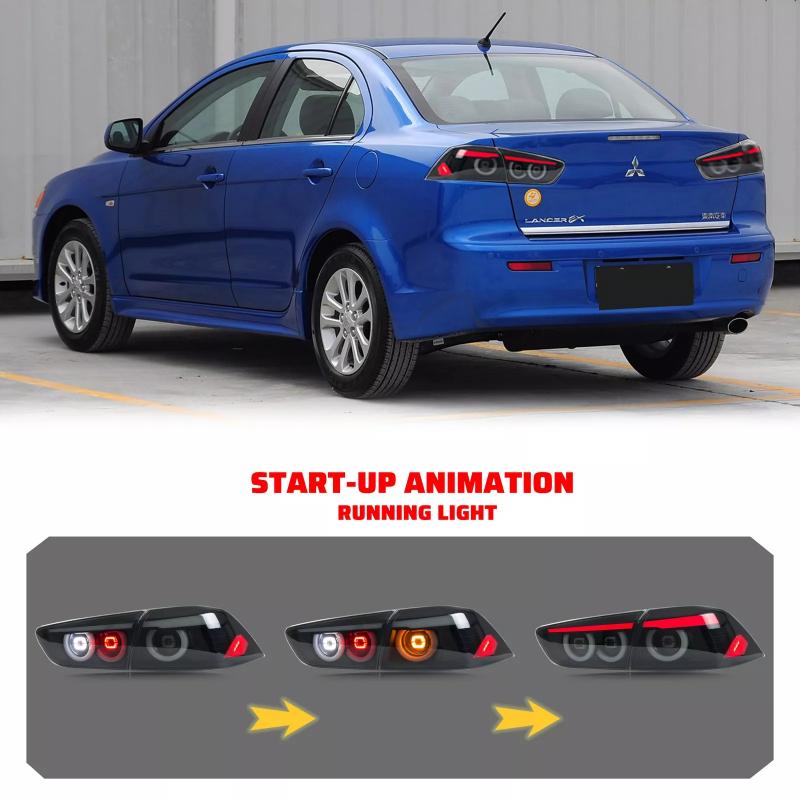 Mitsubishi Lancer 08-18 LED Tail Lights - Pair (Left+Right)
