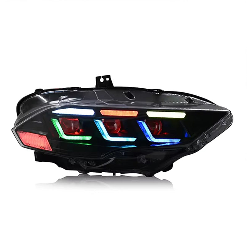Ford Mustang S650  Projector LED Headlights  2018–2023 - Pair (Left+Right)