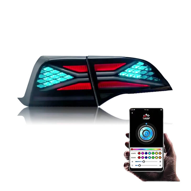 Tesla model 3/Y 18-23 RGB Tail lights (RGB) - Pair (Left+Right)