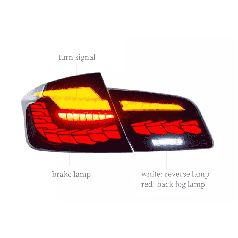 BMW F10 F18 11-17 tail lights - Pair (Left+Right)
