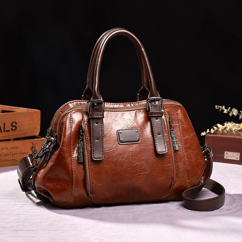 Women's Calfskin Leather Shoulder Bag