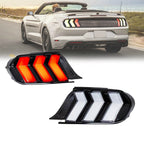 Ford mustang s550 15-23 led tail lights 5 mode turn signals - Pair (Left+Right)