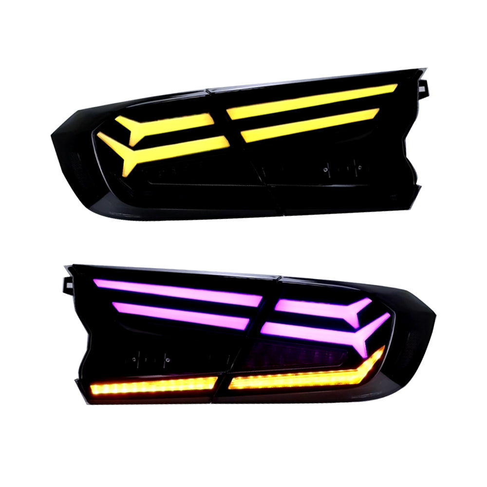 Honda Accord 18-22 Tail lights (Fishbone Style) - Pair (Left+Right)