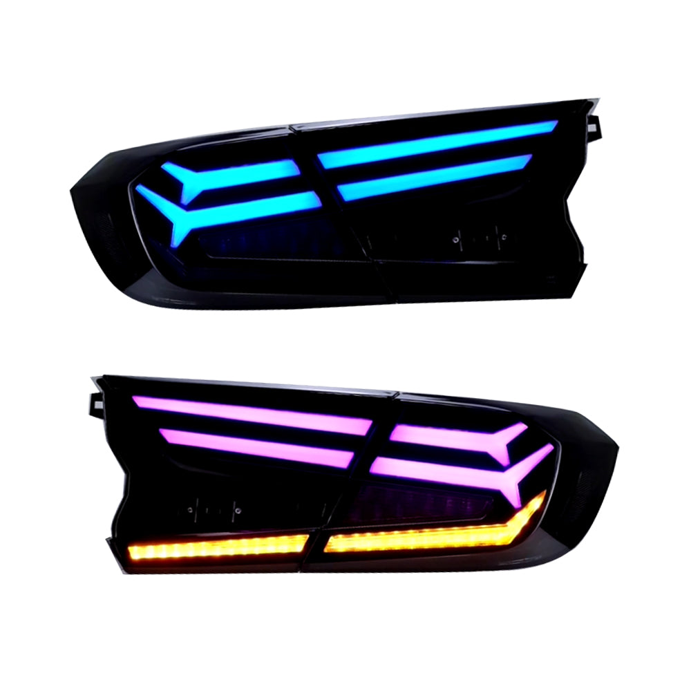 Honda Accord 18-22 Tail lights (Fishbone Style) - Pair (Left+Right)