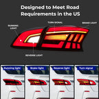 Nissan Sylphy/Sentra 12-22 Tail Lights - Pair (Left+Right)