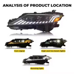 Toyota Camry 2018-2022 LED Headlights - Pair (Left+Right)