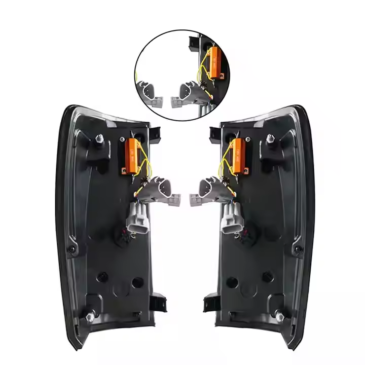 Toyota Tacoma 16-19 LED Smoke Tail Lights - Pair (Left+Right)