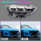 Ford Mustang Ecosport/ GT 24-up LED Headlights - Pair (Left+Right)