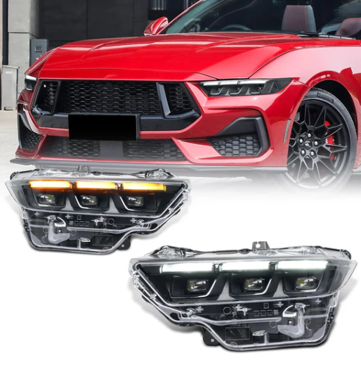 Ford Mustang Ecosport/ GT 24-up LED Headlights - Pair (Left+Right)