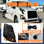 Volvo VNL VNM LED Headlights 2004-2018 - Pair (Left+Right)