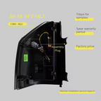 Mitsubishi Pajero V73 09-22 LED Smoked Tail Lights - Pair (Left+Right)