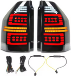 Mitsubishi Pajero V73 09-22 LED Smoked Tail Lights - Pair (Left+Right)