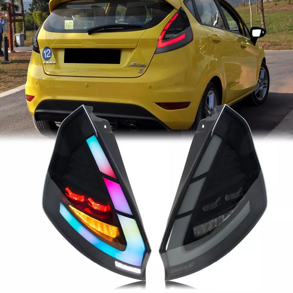 Ford Fiesta Hatchback LED Tail Lights 2009-2015 - Pair (Left+Right)