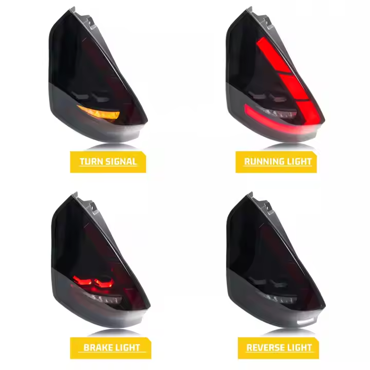 Ford Fiesta Hatchback LED Tail Lights 2009-2015 - Pair (Left+Right)