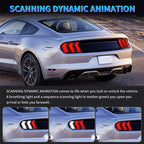 Ford mustang s550 15-23 led tail lights 5 mode turn signals - Pair (Left+Right)