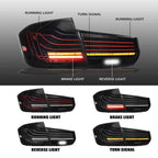 BMW 13-19 F30/F31/F35 LED tail lights CLS Style - Pair (Left+Right)