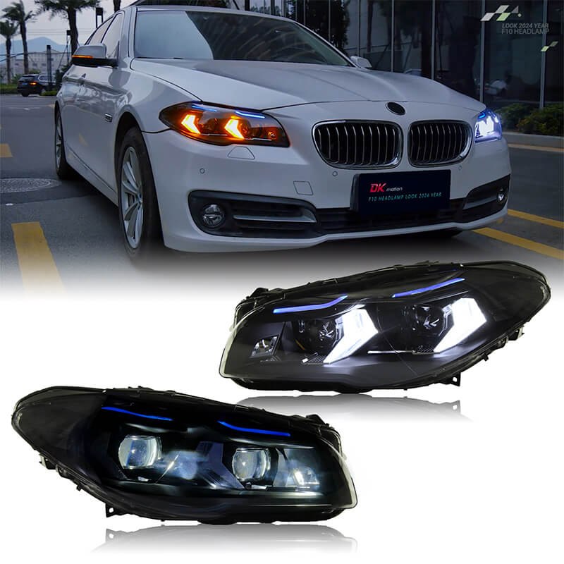BMW F10 2011-2017 Headlights - Pair (Left+Right)